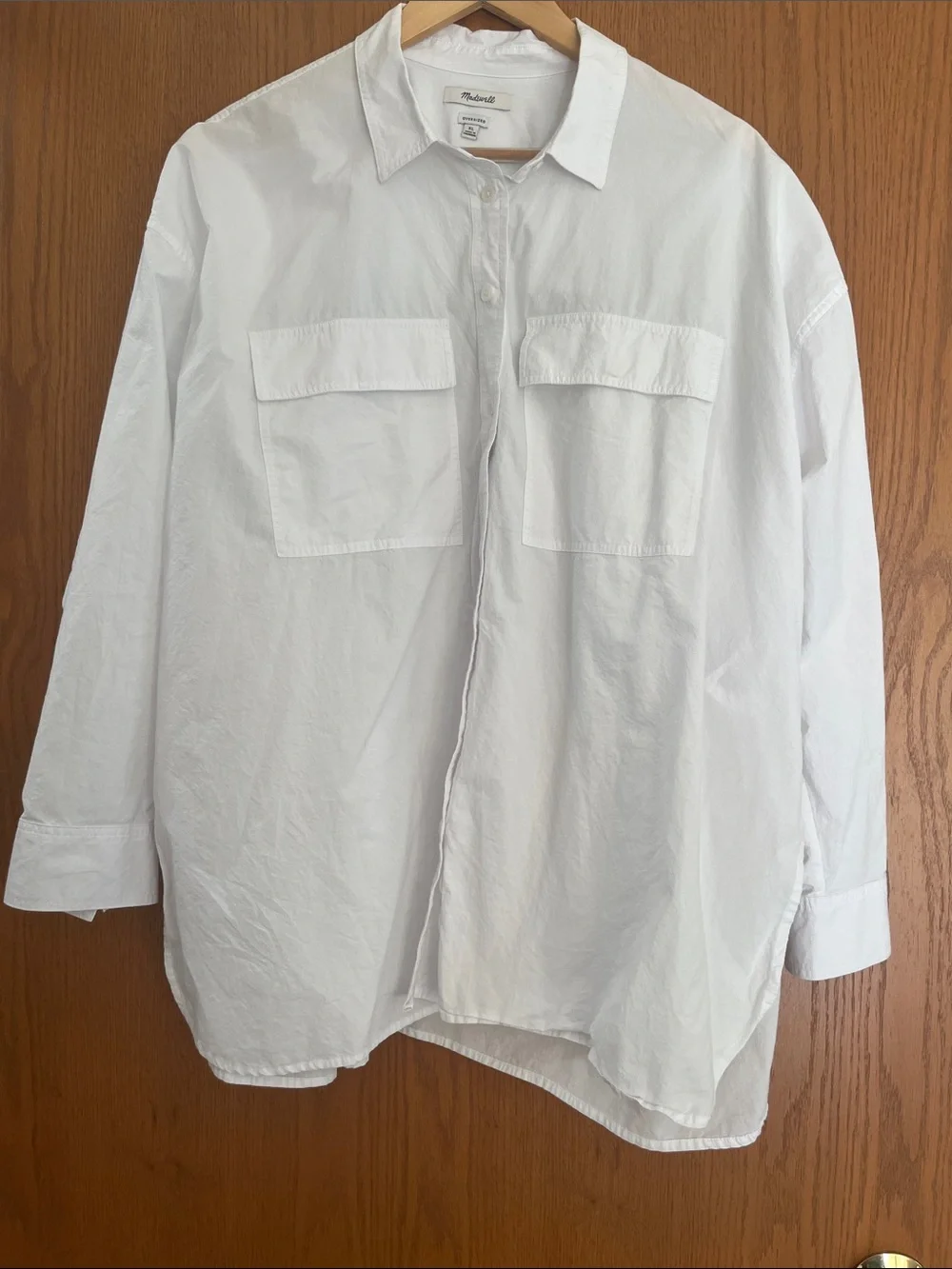 Madewell Oversized Button-Up Dress Shirt Size XL - Picture 1 of 7